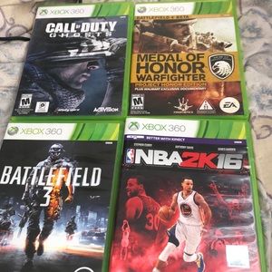 4 Xbox360 games